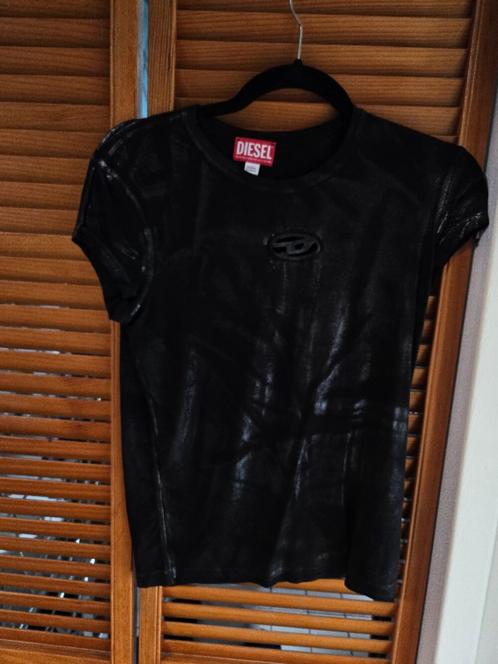 Diesel Gray Metallic T shirt